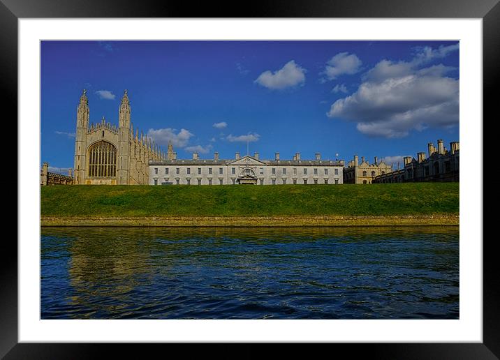 Kings College Cambridge Framed Mounted Print by Dean Messenger