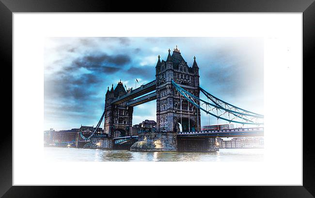Tower Bridge iPhone Case Framed Print by Dean Messenger