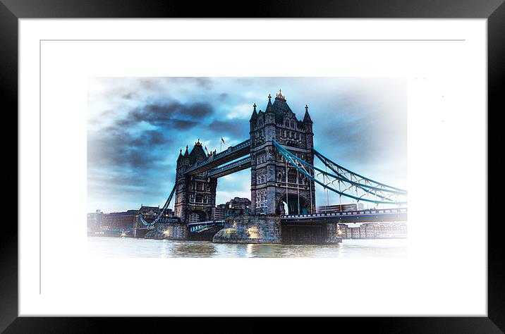 Tower Bridge iPhone Case Framed Mounted Print by Dean Messenger