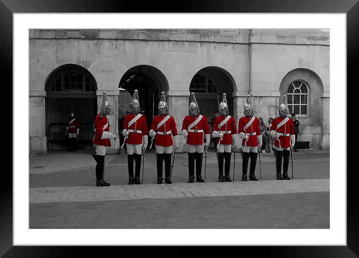 Royal Horse Guards Framed Mounted Print by Dean Messenger
