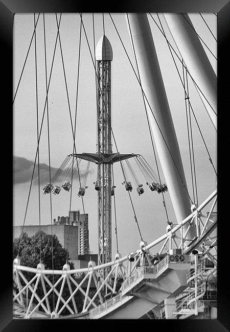 the eye and the swing Framed Print by Dean Messenger