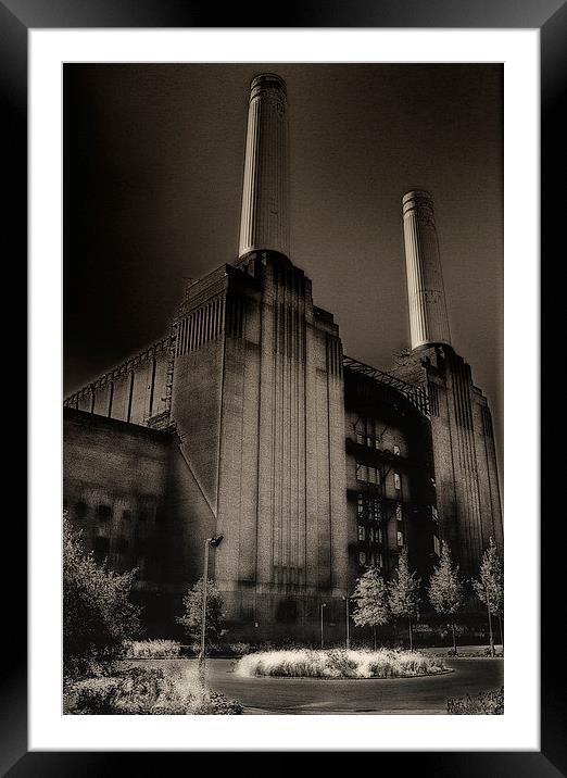 battersea Power station Framed Mounted Print by Dean Messenger