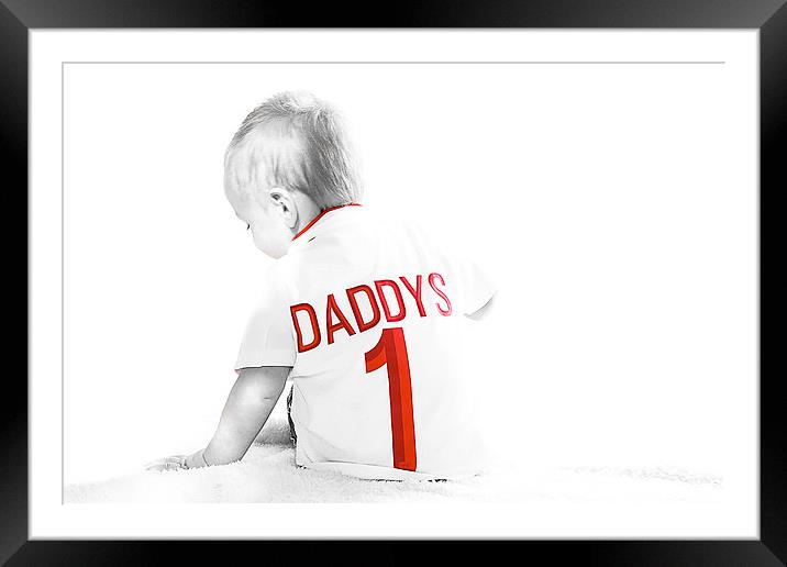 Daddys Number 1 Framed Mounted Print by Dean Messenger
