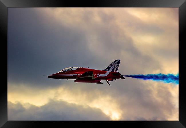 Solo Red Arrow Framed Print by Dean Messenger