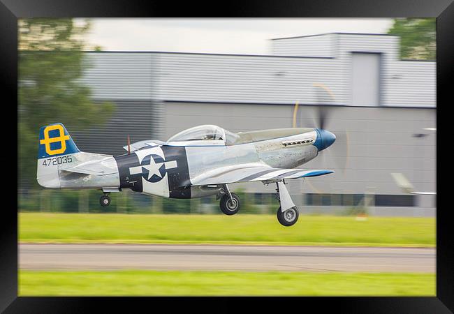 P-51D Mustang Framed Print by Dean Messenger