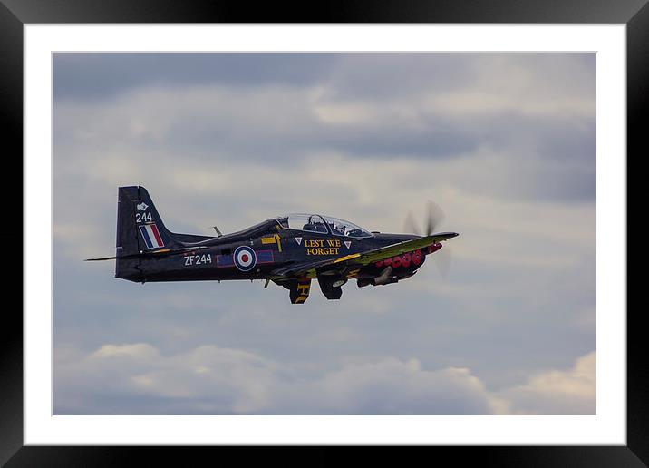 RAF Tucano T1 Framed Mounted Print by Dean Messenger