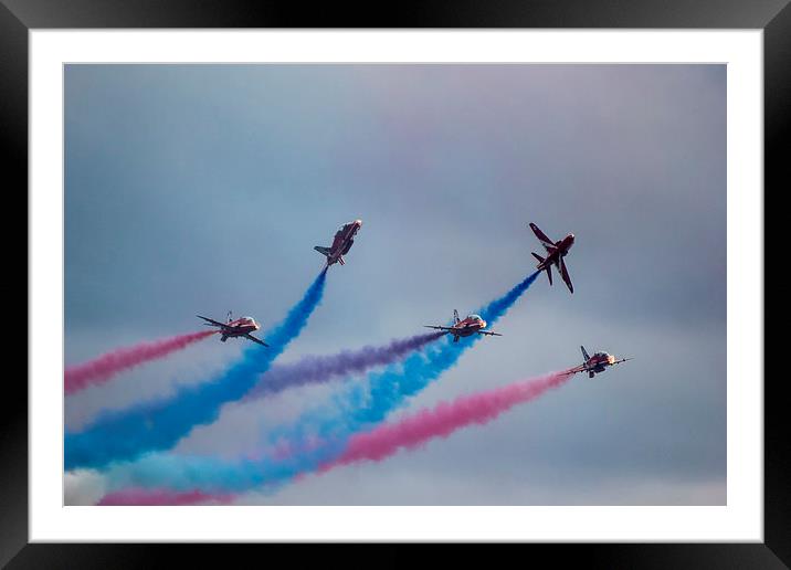 Red Arrows Framed Mounted Print by Dean Messenger