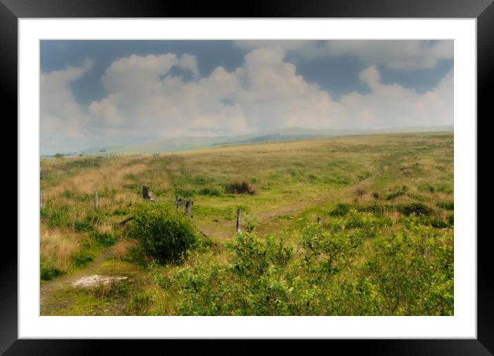 Dartmoor landscape Framed Mounted Print by Dean Messenger