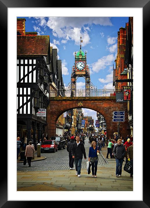 the eastgate clock Framed Mounted Print by meirion matthias