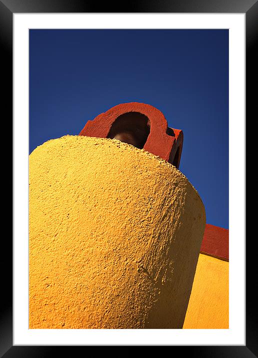 colourful chimney Framed Mounted Print by meirion matthias