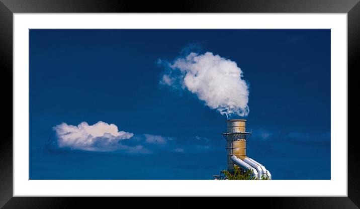 the cloud factory Framed Mounted Print by meirion matthias