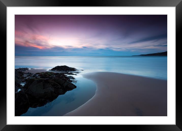 Killantringan Bay Framed Mounted Print by Richard Nicholls