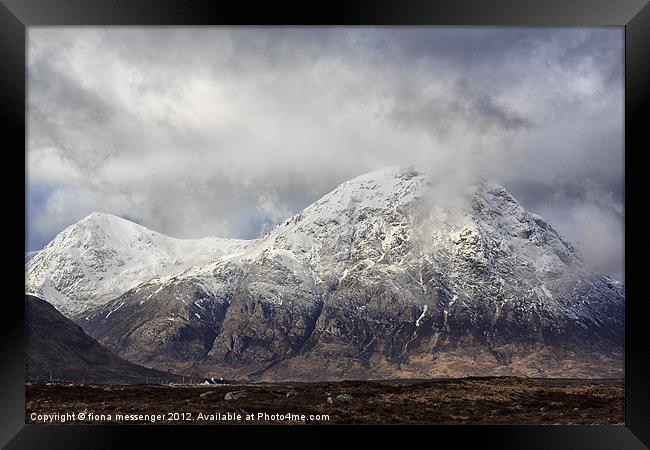 Buachaille Etive Mor Framed Print by Fiona Messenger