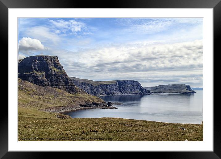 Neist Point Isle of Skye Framed Mounted Print by Fiona Messenger