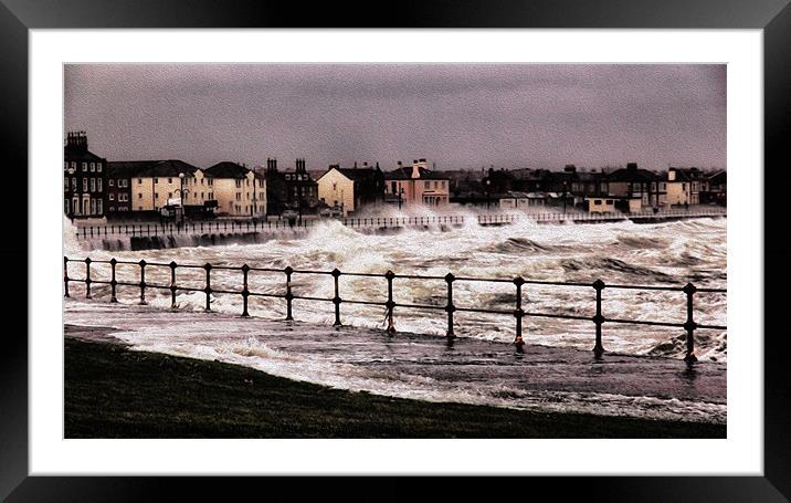 Ardrossan Storm Framed Mounted Print by Fiona Messenger