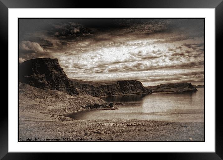 Neist Point Isle of Skye Framed Mounted Print by Fiona Messenger