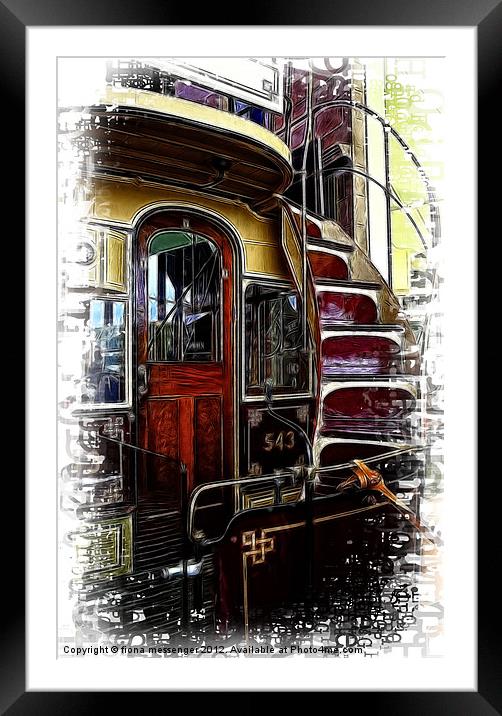 Fares Please Framed Mounted Print by Fiona Messenger