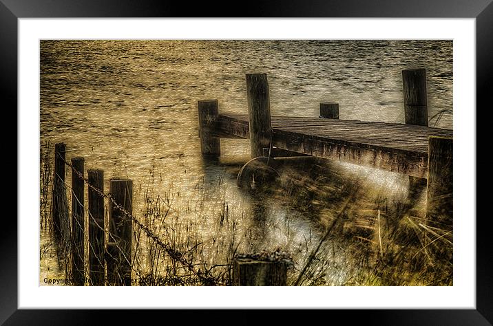 The Jetty Framed Mounted Print by Fiona Messenger