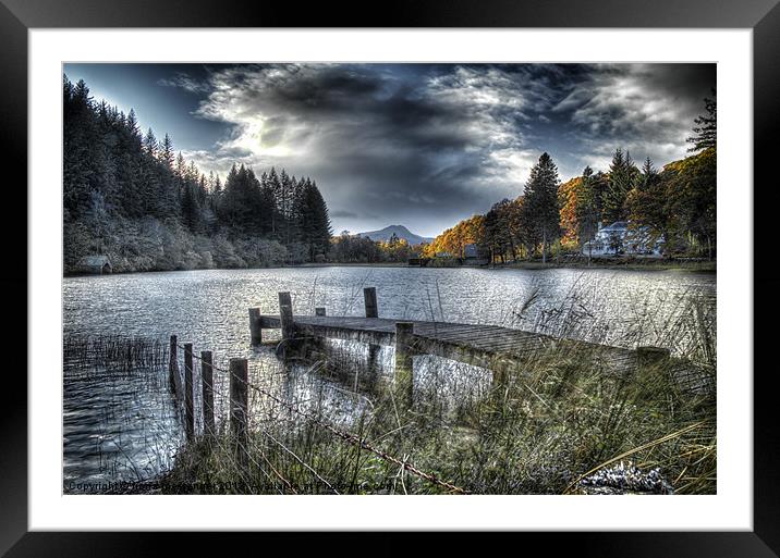 Jetty Blues Framed Mounted Print by Fiona Messenger