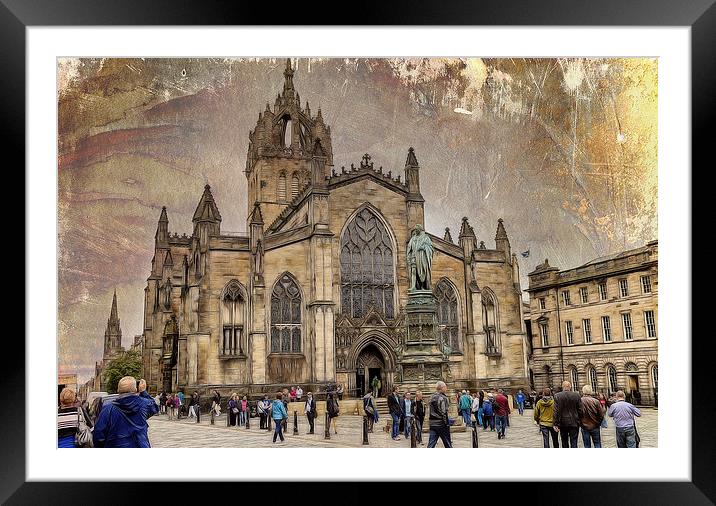St Giles Cathedral  Edinburgh Framed Mounted Print by Fiona Messenger
