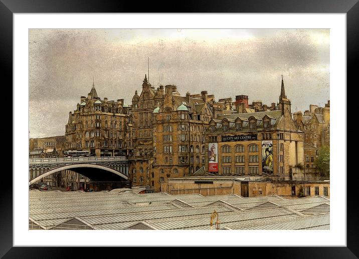 Across the Station Rooftops Framed Mounted Print by Fiona Messenger