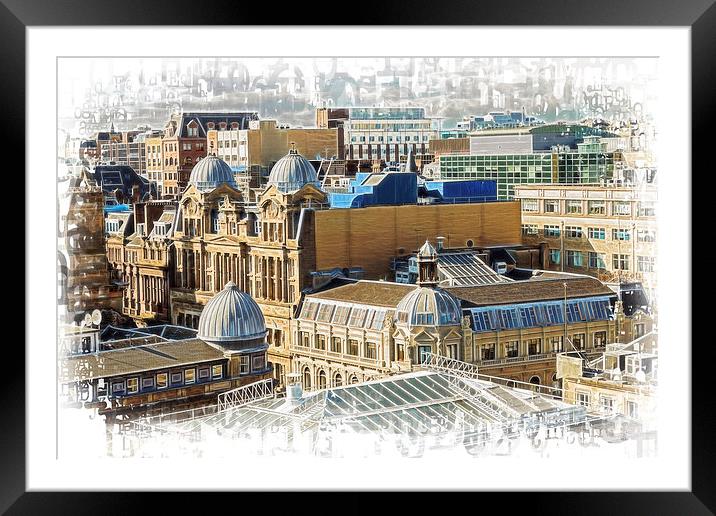 Glasgow Domes Framed Mounted Print by Fiona Messenger