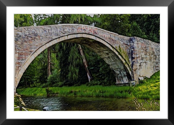 Brig O Doon Framed Mounted Print by Fiona Messenger