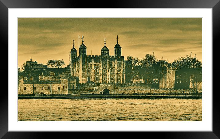 Tower of London Framed Mounted Print by Sara Messenger