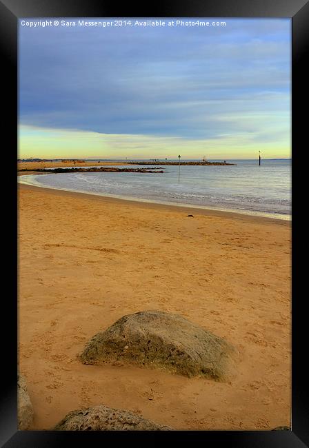 Haven cove Framed Print by Sara Messenger