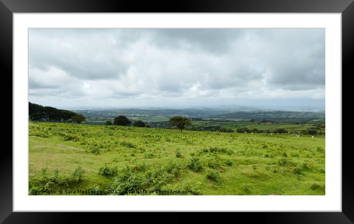 Dartmoor Views Framed Mounted Print by Sara Messenger