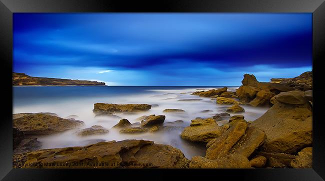Patches of White Framed Print by Mark Lucey
