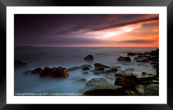 Shelly's Mist Framed Mounted Print by Mark Lucey