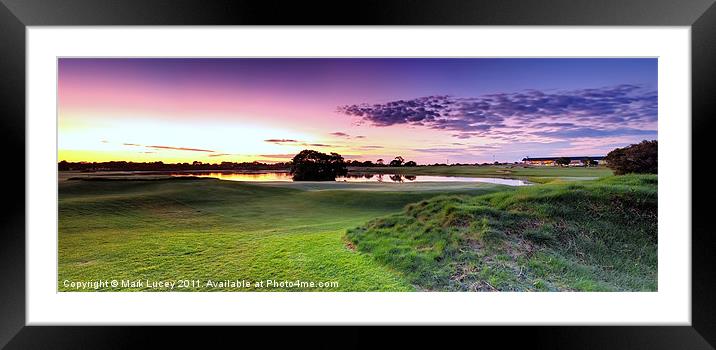 The Country Club Framed Mounted Print by Mark Lucey