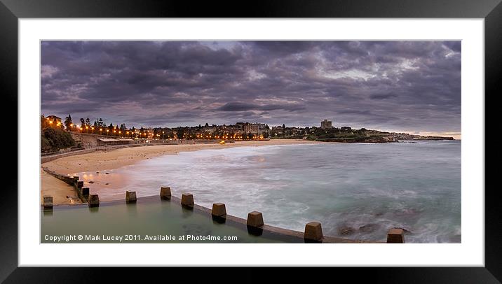 Coogee Bay - Sydney NSW Framed Mounted Print by Mark Lucey