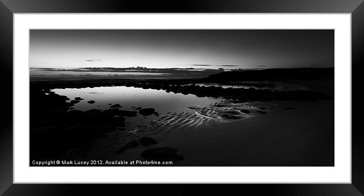 Boundaries of Light Framed Mounted Print by Mark Lucey