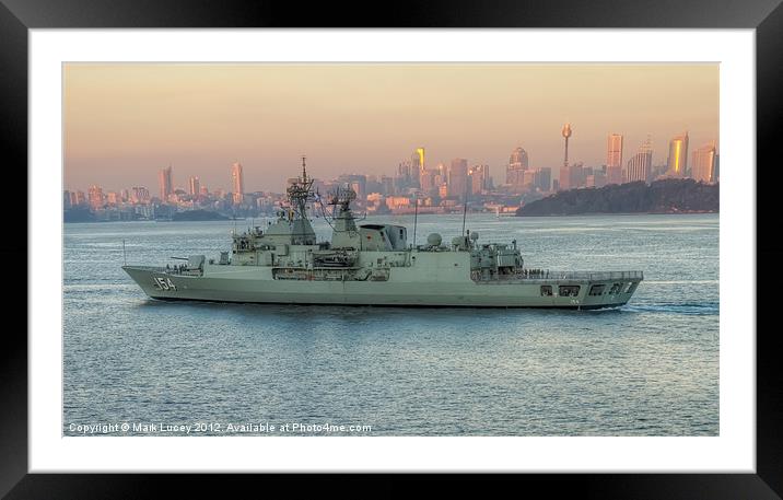 A Dawn Homecoming Framed Mounted Print by Mark Lucey