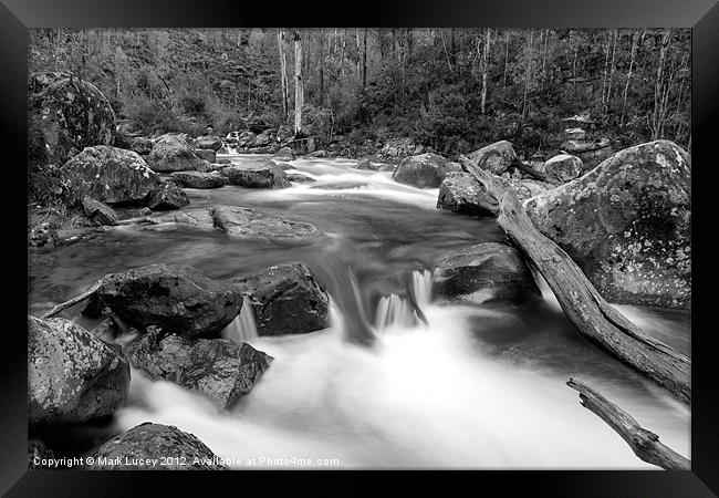 Spring Melt Framed Print by Mark Lucey