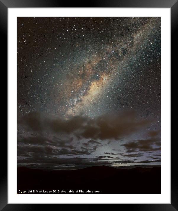 Beauty and the Way Framed Mounted Print by Mark Lucey