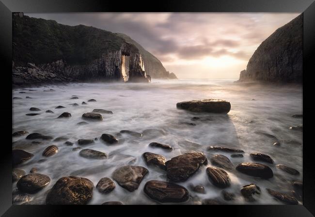 Church Door Cove Framed Print by Chris Frost