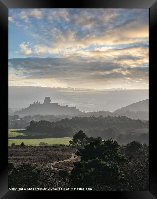 Road to the Castle Framed Print by Chris Frost