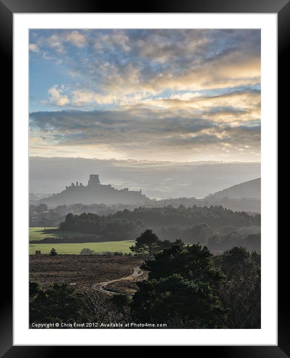 Road to the Castle Framed Mounted Print by Chris Frost