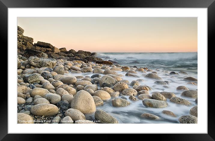 Rocks of Ope Framed Mounted Print by Chris Frost