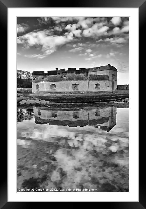 Portland Castle Framed Mounted Print by Chris Frost