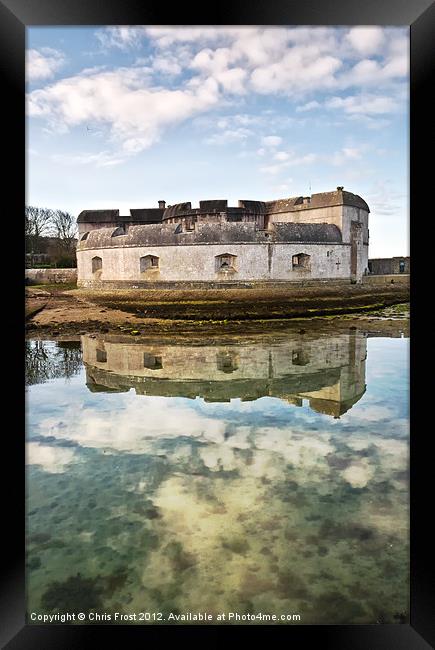 Portland Castle Doubled Framed Print by Chris Frost