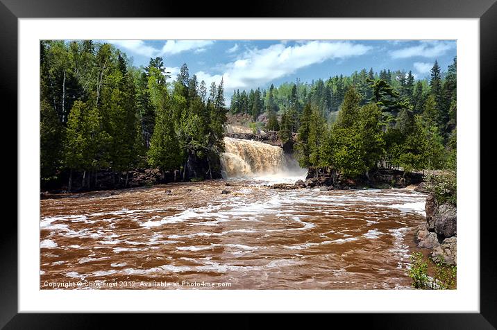 Gooseberry Falls Framed Mounted Print by Chris Frost