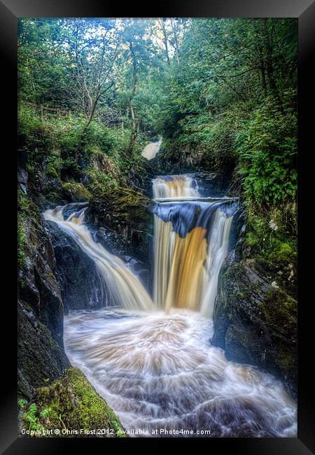 Triple Pecca Falls Framed Print by Chris Frost