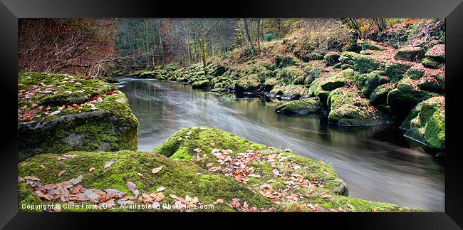 The Silent Strid Framed Print by Chris Frost
