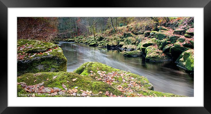 The Silent Strid Framed Mounted Print by Chris Frost