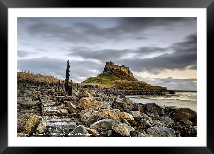 Path to Lindisfarne Castle Framed Mounted Print by Chris Frost