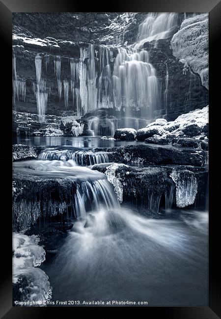 The Falls at Scaleber Force Framed Print by Chris Frost